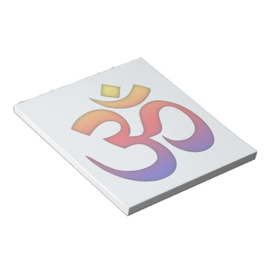 om notitieblok (Schuin)