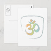 Om of Aum Briefkaart (Voorkant / Achterkant)