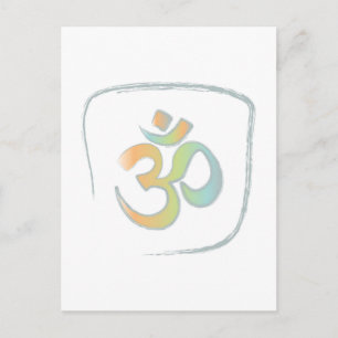 Om of Aum Briefkaart