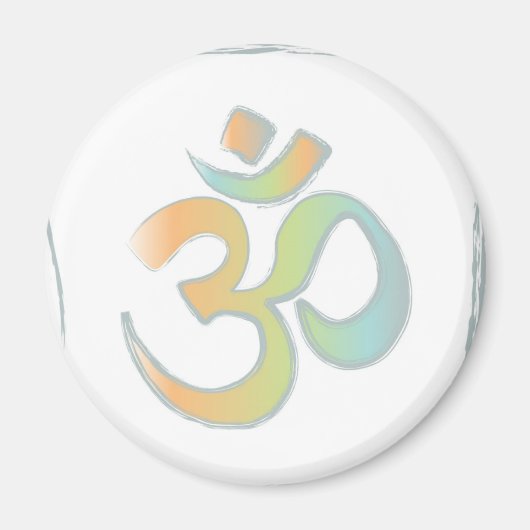 Om of Aum Magneet (Voorkant)