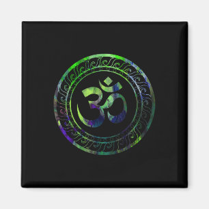 Om Ohm Aum Boeddhisme Symbool Yoga Sanskriet _1 Magneet