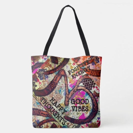 Om Ohm Aum Custom Designer Canvas tas (Achterkant)