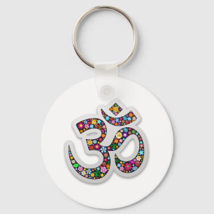 Om Ohm Aum Namaste Yoga Symbol Sleutelhanger