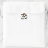 Om Ohm Aum Namaste Yoga Symbol Ster Sticker (Tas)