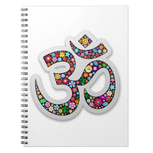 Om Ohm Aum Namaste Yogasymbool Notitieboek
