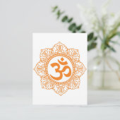 Om - Ohm - Aum Symbol Briefkaart (Staand voorkant)