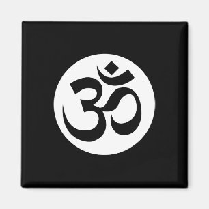 Om Ohm Aum Symbool Spirituele Yoga _3 Magneet