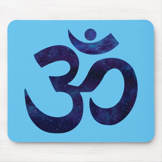 Om Ohm Symbol Sign Yoga Meditation Zen Muismat (Voorkant)