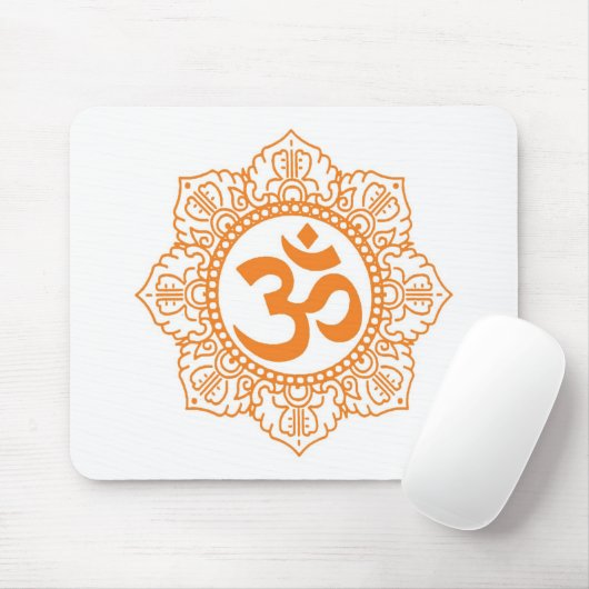Om - Ohm - Symbool Aum Muismat (Met muis)