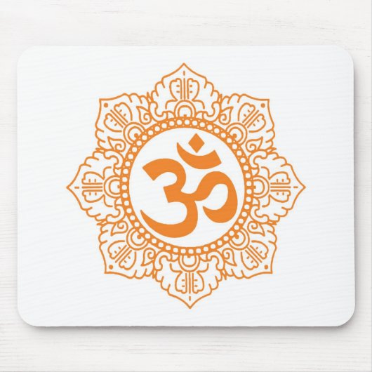 Om - Ohm - Symbool Aum Muismat (Voorkant)