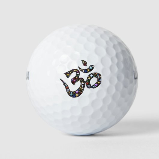 Om Ohm symbool Namaste Zen Boeddhisme Golfballen (Voorkant)