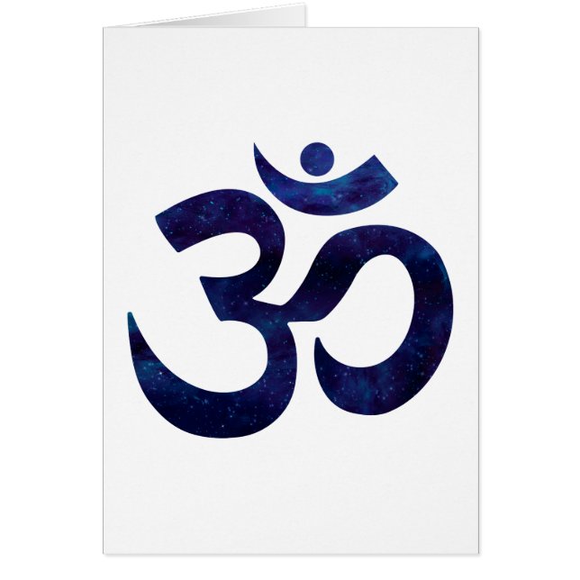 Om Ohm Symbool Teken Yoga Meditatie Zen Dank U (Voorkant)