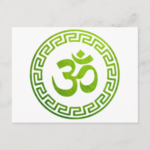 Om, Om Hindu, Om Symbol, Om Logo, Aum Briefkaart