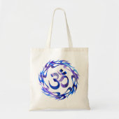 Om, Om Hindu, Om Symbol, Om Logo, Aum Tote Bag (Voorkant)