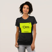 Om - Omaha Stad Chemie Element Symbool T-shirt (Voorkant volledig)