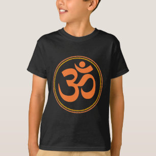 Om Omkar Aum Symbool Grafisch Spiritueel Yoga Medi T-shirt