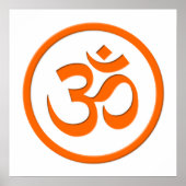 Om or Aum Poster (Voorkant)