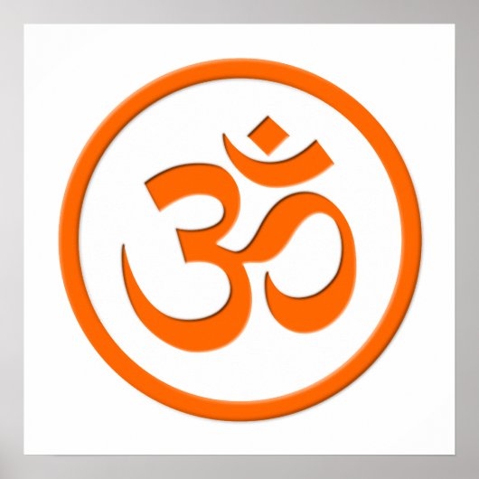 Om or Aum Poster (Voorkant)