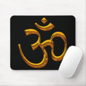 OM, oud goudeffect / Mousepad Muismat (Met muis)