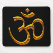 OM, oud goudeffect / Mousepad Muismat (Voorkant)