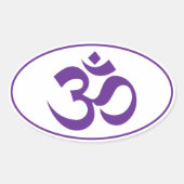 OM OVALE STICKER (Voorkant)