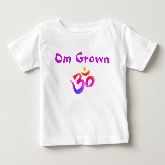 Om Paars Baby T-shirt te kweken (Voorkant)