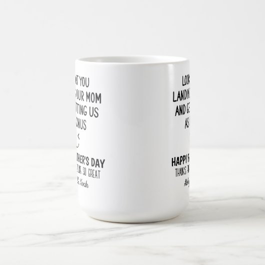 Om papa Bedankt te stappen voor zo geweldig zijn Koffiemok (Center)