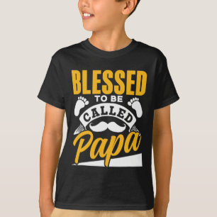 Om Papa Vader Vader39s Dag Vader Papa genoemd te w T-shirt