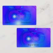 Om ~ Peace Visitekaartje (Voorkant / Achterkant)