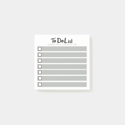 Om Post-it Nota's van de Lijst te doen Post-it® Notes (Voorkant)