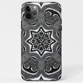 OM Psychedelic Trippy Black White Art Case-Mate iPhone Case (Achterkant)