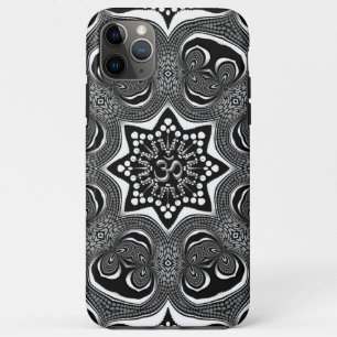 OM Psychedelic Trippy Black White Art Case-Mate iPhone Case
