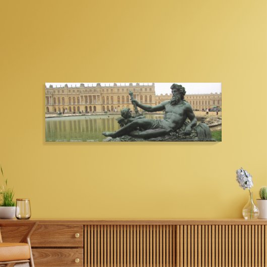 Om redenen van Versailles Canvas Afdruk (Insitu (Woonkamer))