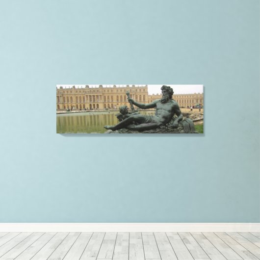 Om redenen van Versailles Canvas Afdruk (Insitu (Houten vloer))