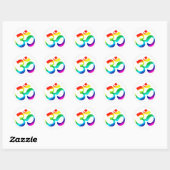 OM Regenboog - sticker (Vel)