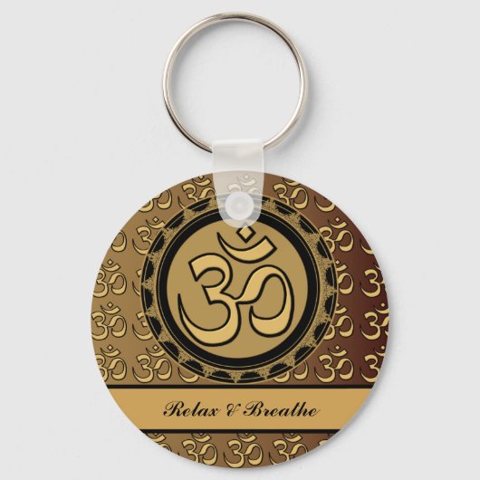 Om Relax & Breathe Sleutelhanger (Voorkant)