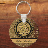 Om Relax & Breathe Sleutelhanger (Voorkant)