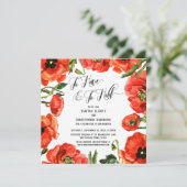 Om rode papavers te hebben en te houden, met grote kaart (Staand voorkant)