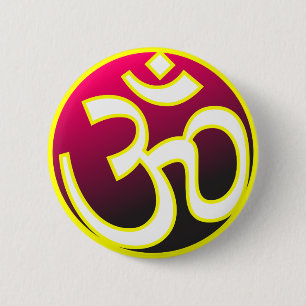 Om Ronde Button 5,7 Cm