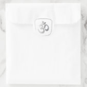 Om Ronde Sticker (Tas)