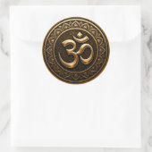 Om Ronde Sticker (Tas)