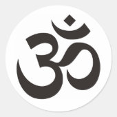 om ronde sticker (Voorkant)