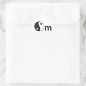 Om Ronde Sticker (Tas)