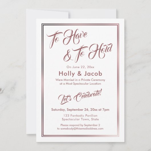 Om Roos goud boven wit te hebben en te houden, Ont Kaart (Voorkant)