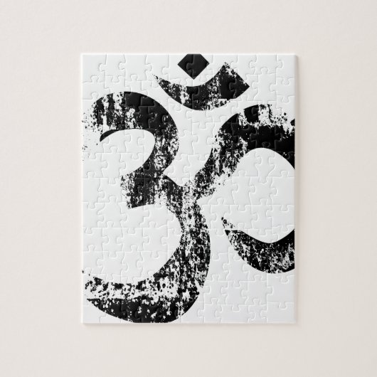 Om Rubber SDtamp Legpuzzel (Verticaal)