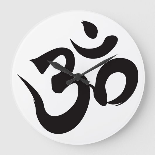 OM - Sankrit Grote Klok (Voorkant)