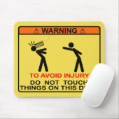 OM SCHADE TE VERMIJDEN, NEEM GEEN DINGEN OP DIT DE MUISMAT (Met muis)