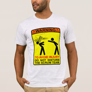 OM SCHADE TE VERMIJDEN, VERSTOREN NIET HET TEAM VA T-SHIRT