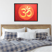 Om Schilderen Canvas Print (Insitu (Slaapkamer))
