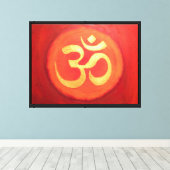 Om Schilderen Canvas Print (Insitu (Houten vloer))